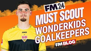 Top MUST SCOUT Wonderkid GOALKEEPERS in FM24  Football Manager 2024 Wonderkids [upl. by Isador]