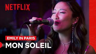 Mindy amp Benoît Sing Mon Soleil  Emily in Paris  Netflix Philippines [upl. by Shiri499]