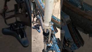 Bike Shocker Rotation problem😥 leftyfork shorts viral [upl. by Mada865]