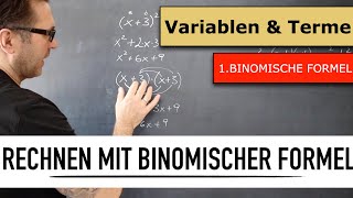 Wie sind binomische Formeln anzuwenden  Rechnen mit der Binomischen Formel  Produkte aus Binomen [upl. by Sims]