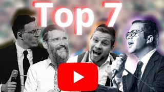 Top 7 Jewish Singers most subscribed to Yaakov Shwekey Mordechai Shapiro [upl. by Josie]