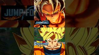 SSJ Goku Comparison  Sparking Zero VS Jump Force dragonballsparkingzero [upl. by Esilehs577]