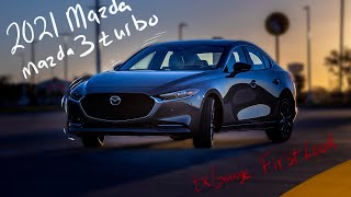 Its HERE the 2021 Mazda 3 Turbo – First Drive [upl. by Gierc]