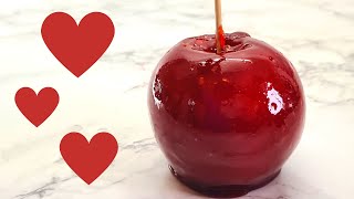 POMME D AMOUR  Comment faire des pommes damour 😛🍎 [upl. by Atnauqahs]