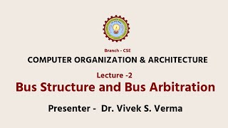 Computer Organization amp Architecture  Bus Structure and Bus Arbitration AKTU Digital Education [upl. by Ulrika]