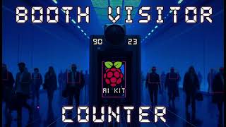 Booth Visitors Counter with Raspberry Pi 5 and AI Kit pi5 hailo8l ai [upl. by Finer]