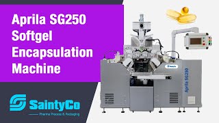 Aprila SG250 Vegetable Softgel Encapsulation Machine [upl. by Aetnahc952]