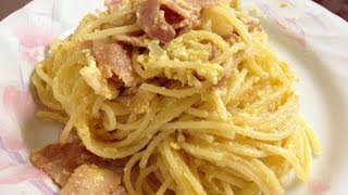 331 spaghetti alla carbonara  스파게티 까르보나라 [upl. by Kletter]