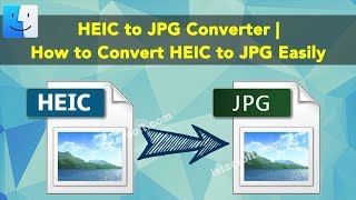 HEIC to JPG Converter  How to Convert HEIC to JPG Easily [upl. by Assylla784]