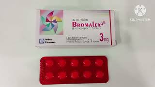 Bromalex 3mg Tablet Uses in Urdu Bromalex Tablet 3mg Uses Bromazepam Bromalex Tablet Side Effects [upl. by Hillary]