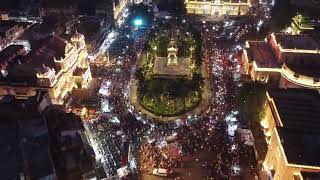 Aerial Drone shot on Diwali 💥 Of Maharaj Bada Gwalior ✨💥 [upl. by Yadsnil]