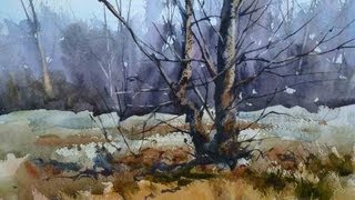 Painting Trees in Watercolour [upl. by Eugenides]