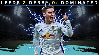 LEEDS UNITED DOMINATE Derby WITH 20 WIN [upl. by Reidid]