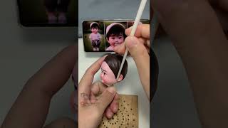 Creating a Cute Boy Clay Sculpture  Watch the Process [upl. by Anizor]