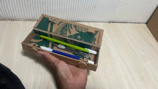 DIY Locker Pencil box  How to make pencil box [upl. by Hedgcock]