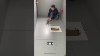 Bathroom Tile Test with Marbles in Japan [upl. by Drue591]