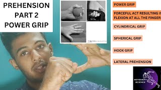 PREHENSION PART 2  HAND COMPLEX BIOMECHANICSPhysiotherapy [upl. by Soinski]