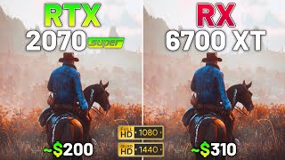 10 Games on RTX 2070 SUPER vs RX 6700 XT in 2024  1080p amp 1440p [upl. by Imojean]