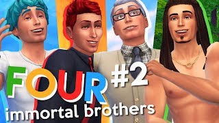 The Sims 4  Four Immortal Brothers  Ep 2  TIDUS IS USEFUL [upl. by Neahs]