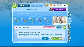 Day 3 Tasks At Forest Flat The Sims FreePlay [upl. by Aisinut]