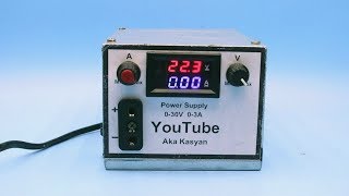 How to make adjustable power supply using ANY computer power supply unit [upl. by Sheffie961]