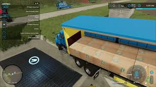 Mod Review  Pallet Autoload trailer for Farming Simulator 22 [upl. by Caddaric]