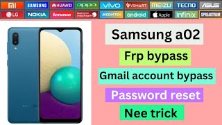 samsung a02 frp bypass unlock tool  samsung a02 gmail account bypass [upl. by Mcmahon]