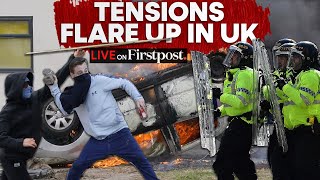 UK Violence LIVE Tensions Escalate in Plymouth During Antiimmigration Protests Belfast on Fire [upl. by Leiuqeze]