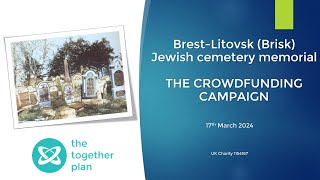 BrestLitovsk Brisk Cemetery Memorial  Crowdfunding talk [upl. by Jaella]