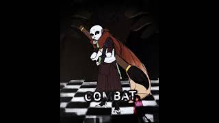 UnderTale AU  HorrorSans VS InkSans  undertale edit vs shorts  💜🍷✨ [upl. by Arhat]