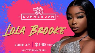 Lola Brooke Expresses Her Excitement At Summer Jam 23 Performance w Nessa [upl. by Ambrogino]