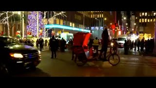 ProPalestinian protesters demonstrate near Rockefeller Center and the Christmas tree lighting [upl. by Charpentier]