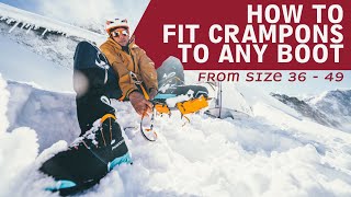 Petzls 2024 Crampon Updates Perfect Fit for Every Boot [upl. by Annuahsal]