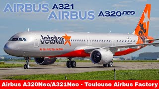 AIRBUS A320321NEO Compilation Airbus Toulouse Factory amp Flight test 2024 [upl. by Milburt]