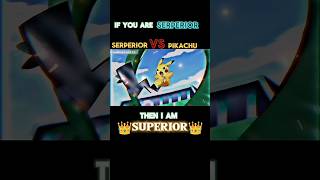 Pikachu Vs serperior  Thunder King pokemonshorts edit [upl. by Ketti656]