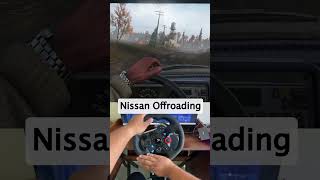 Off roading Nissan Pickup  Snowrunner alphagamers snowrunner gaming games 4k shorts short [upl. by Gough399]