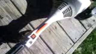 Stihl Fs 55 R straight shaft trimmer [upl. by Ahsenahs]