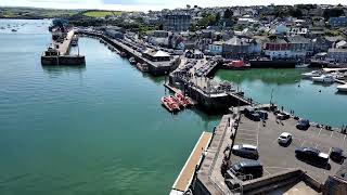 The Beautiful Fishing Port Of Padstow Cornwall  Welsh Drones [upl. by Ambrosi]