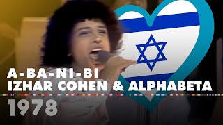 ABANIBI  IZHAR COHEN amp ALPHABETA Israel 1978 – Eurovision Song Contest HD [upl. by Remlap]