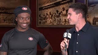 Watch 49ers rookie cornerback Renardo Green on overcoming nerves and preparing for this season [upl. by Nneb922]