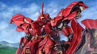 Drawing Sazabi [upl. by Namqul]