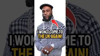 Burna Boys story shows nothing is impossible shorts burnaboy uk [upl. by Auqenwahs]