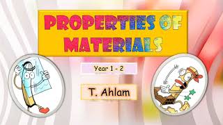 Properties of Materials Materials Science Year 1 [upl. by Pontus]