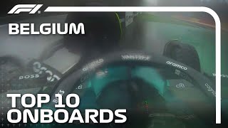 Oscars Overtake First Lap Chaos And The Top 10 Onboards  2024 Belgian Grand Prix  Qatar Airways [upl. by Vassaux162]