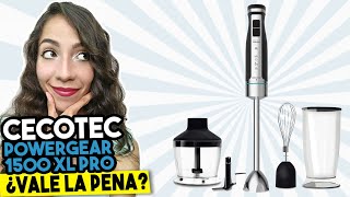 DESCUBRE la Batidora de Mano Cecotec PowerGear 1500 XL Pro ▶Análisis Ventajas y Desventajas◀ [upl. by Annodam]