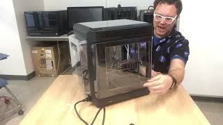 Unboxing MakerBot Sketch 3D Printer  MFL [upl. by Ybot]