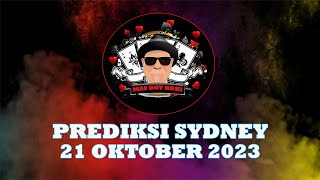 PREDIKSI JITU SYDNEY 21 OKTOBER 2023  SYDNEY HARI INI  BOCORAN KELUARAN SYDNEY  RUMUS SYDNEY [upl. by Crain]