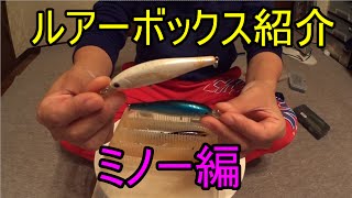 ミノーボックス ルアー紹介 「シーバス 青物 太刀魚」 [upl. by Rochester438]