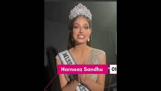 harnaaz sandhu l hu interview l hrazsnh ac erformance in miss [upl. by Alleram]