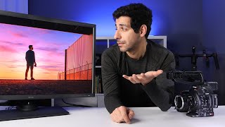 PRO COLOR GRADING Why I use the BenQ SW321C [upl. by Kosak]